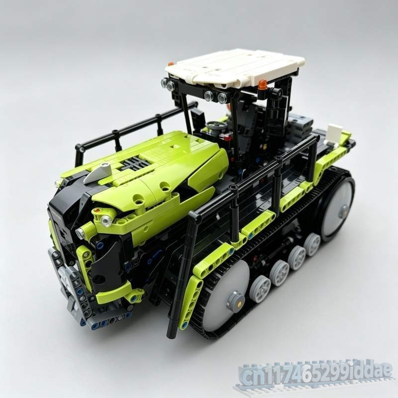 Agriculture Farming Class - 1654ピース クラスチャレンジャー ファームマシンモデル MOC カスタムパズル 農業用ハーベスター