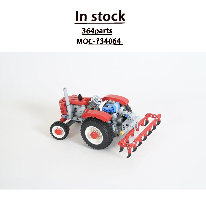 Farming Agriculture Model - MOC-134064 アーバンファーム農業レトロトラクタービルディングブロックモデル 364 パーツ男の子子供の誕生日クリスマスおもちゃギフト