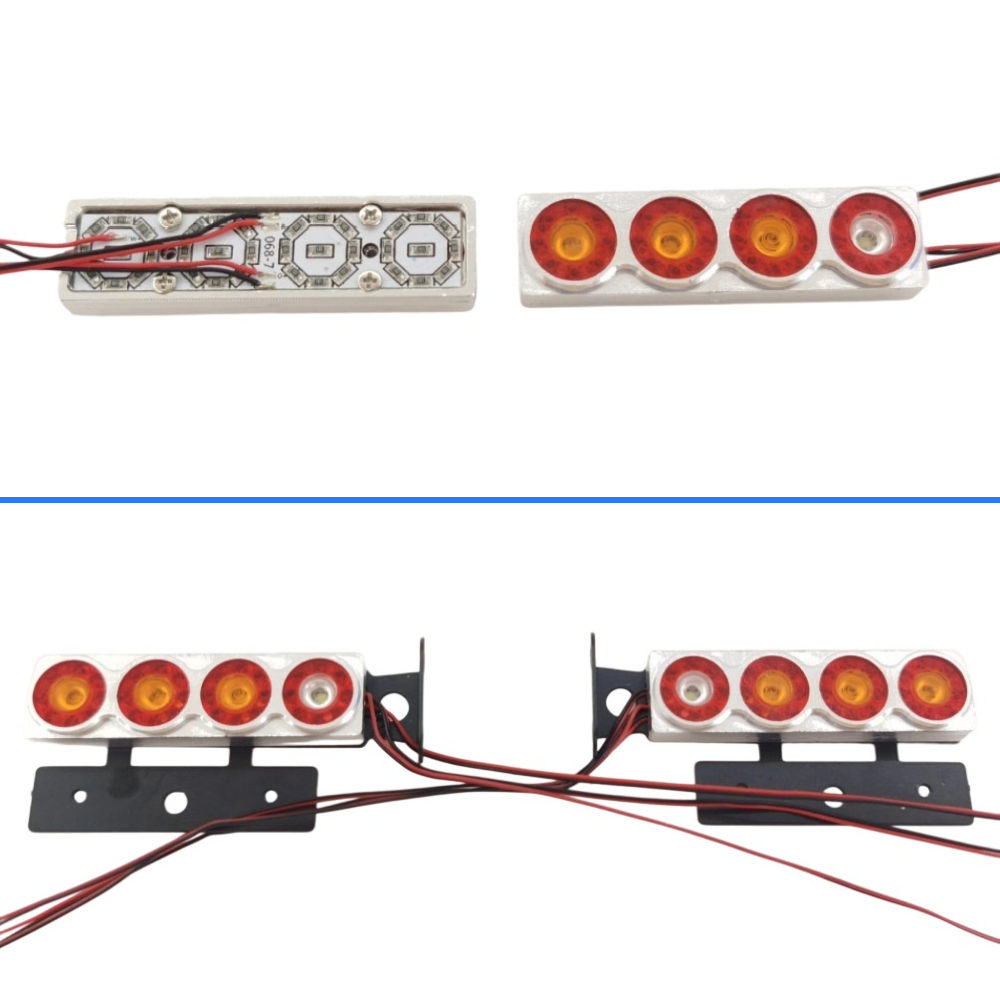 Tractor Implement - RCおもちゃトラック エンジェルアイテールライト LEDテールライト タミヤ スカニア MAN
