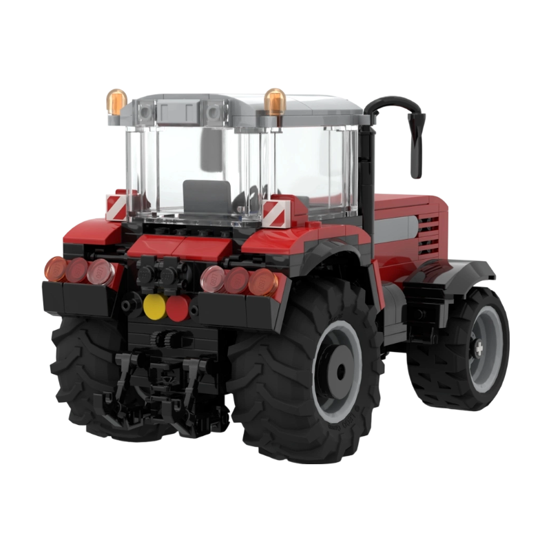 Farming Agriculture Model - トラクター用牽引式ディスクモアコンビ MOCビルディングブロック 農業機械モデル DIY小型粒子トラクター