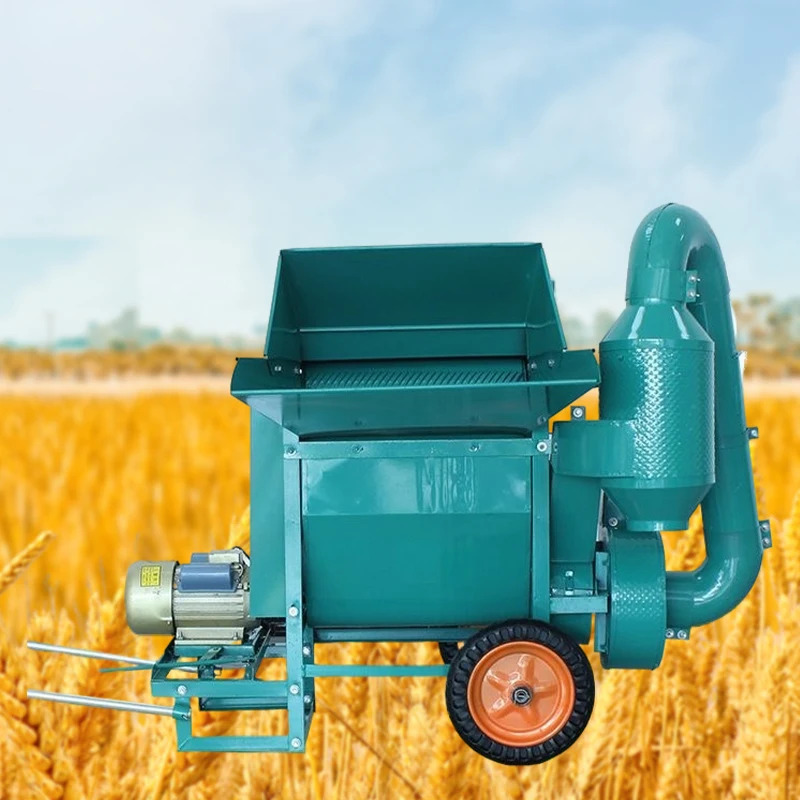 Rice Thresher Machine - 効率的な小麦脱穀機 中国製小型ミニ穀物ソルガム米脱穀機 大豆用