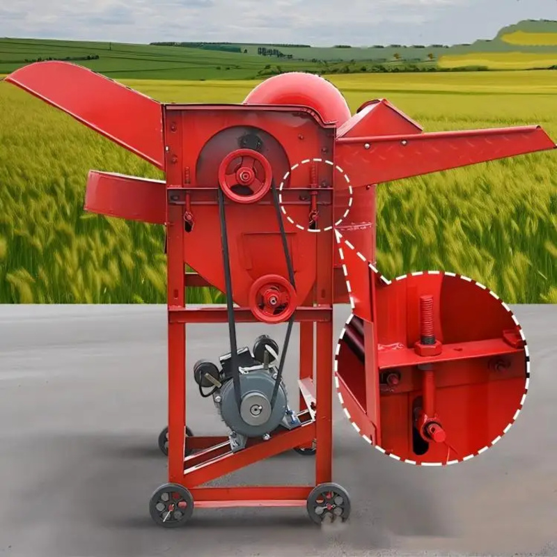 Rice Thresher Machine - ビルイ多機能ミニ自動高容量携帯型脱穀機小麦大豆菜種豆緑豆400KG/Hモーター