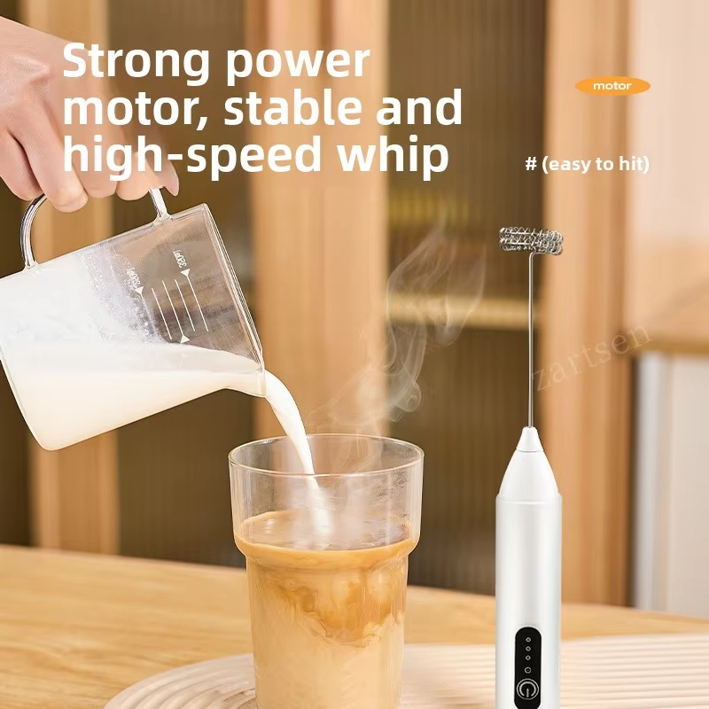 ハンドヘルド電動ミルクコーヒーミキサー、エッグビーター、3段 - Rice Thresher Machine のレビューと価格