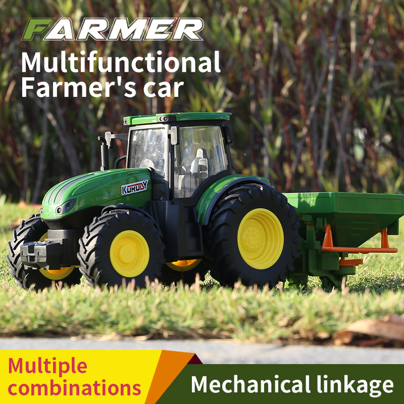 1/24 2.4G RC農家車おもちゃセット 子供向け ライ - Tractor Implement のレビューと価格