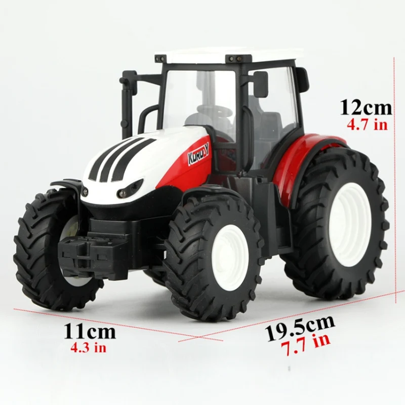 1/24 2.4G RC農家車おもちゃセット 子供向け ライ - Tractor Implement のレビューと価格