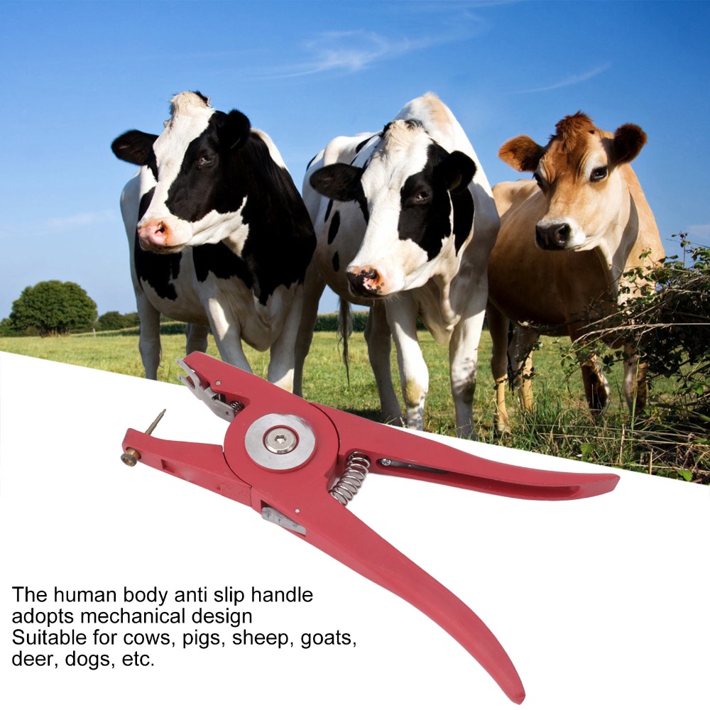 合金製家畜耳標プライヤー 赤色酸化防止表面 ユニバーサル耳標 - Livestock Ear Tag のレビューと価格