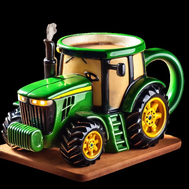 ヴィンテージグリーン トラクター農機具をテーマにしたマグカッ - Farming Agriculture Stocks のレビューと価格