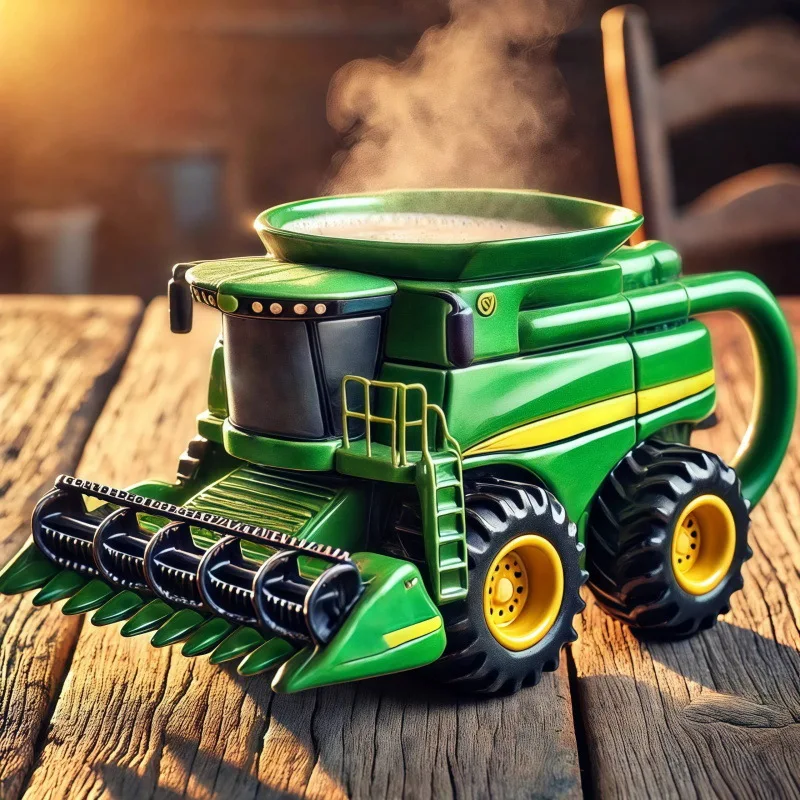 ヴィンテージグリーン トラクター農機具をテーマにしたマグカッ - Farming Agriculture Stocks のレビューと価格