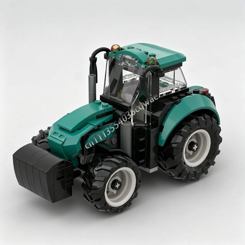 238ピース トラクター バラスト 農業車両 MOC ビルデ - Farming Agriculture Model のレビューと価格
