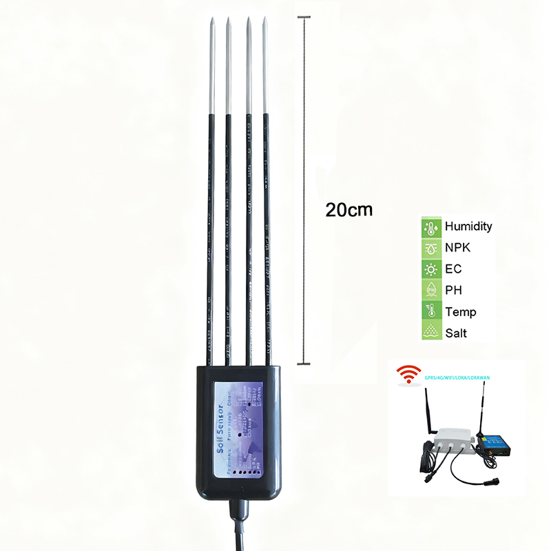 高精度RS485 20cm深度ハンドヘルド土壌水分温度EC塩 - Soil Moisture Sensor のレビューと価格