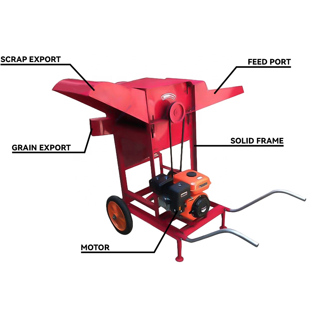 高効率トウモロコシ脱穀機工場販売多機能米麦豆トウモロコシ穀物 - Rice Thresher Machine のレビューと価格