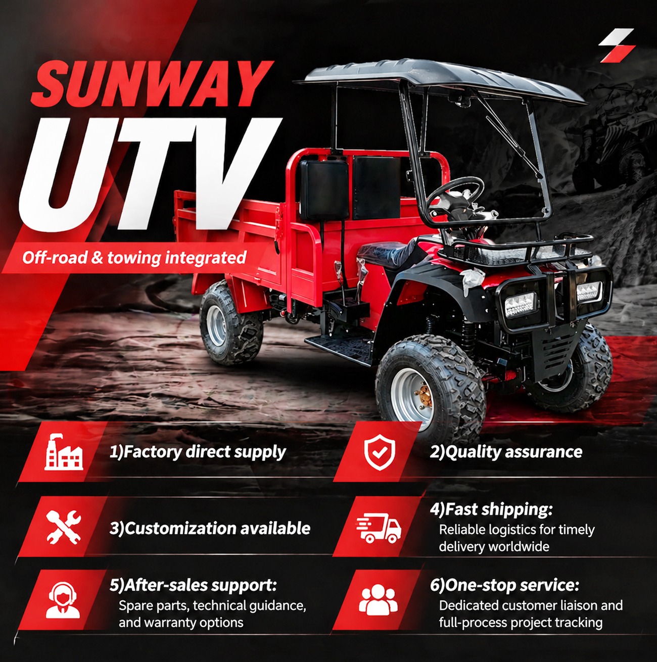 パワフルATV - 2026 400CC 簡単操作 農業用A - Agriculture Farming Vehicles のレビューと価格