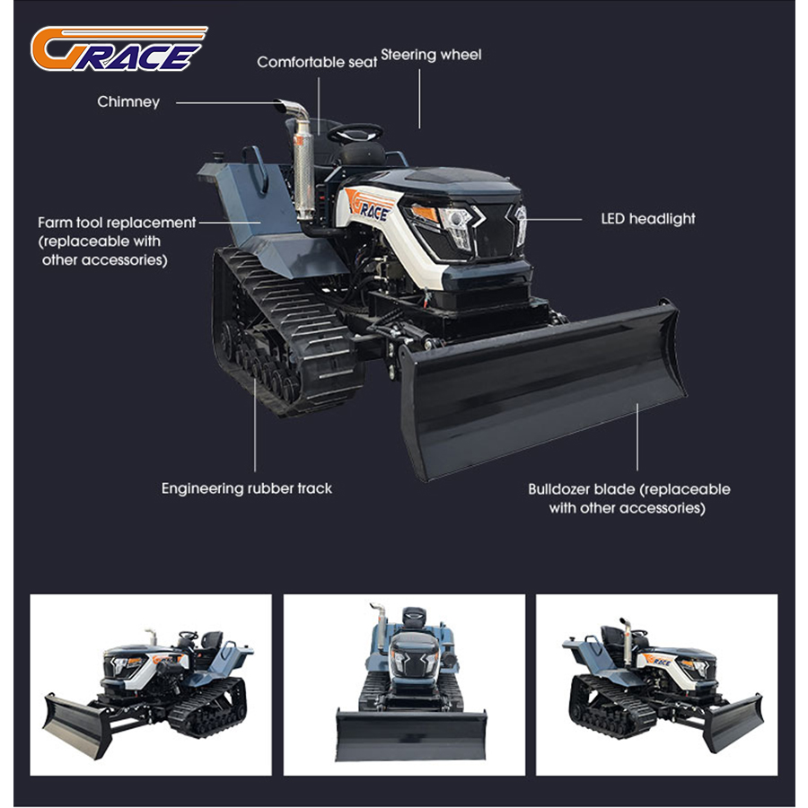 様々な作業機でカスタマイズ可能な高性能クローラトラクター - Tractor Implement のレビューと価格