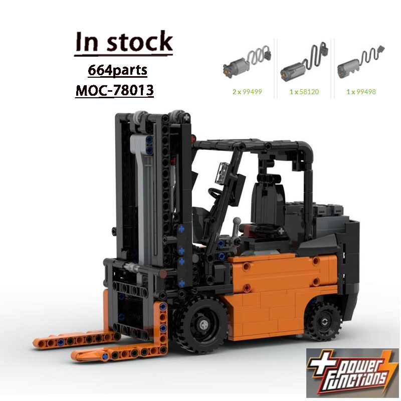MOC-78013 農場農業貨物リモコンフォークリフトビルデ - Farming Agriculture Model のレビューと価格