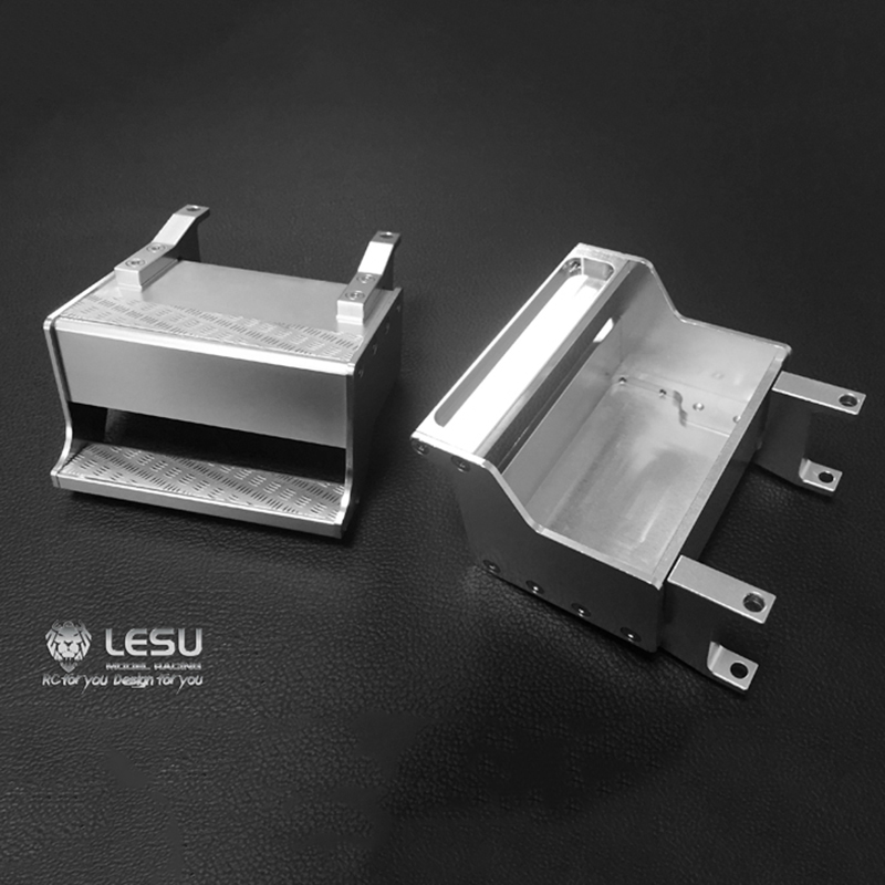 LESU RCおもちゃトラック用メタルペダルツールボックス1 - Tractor Implement のレビューと価格