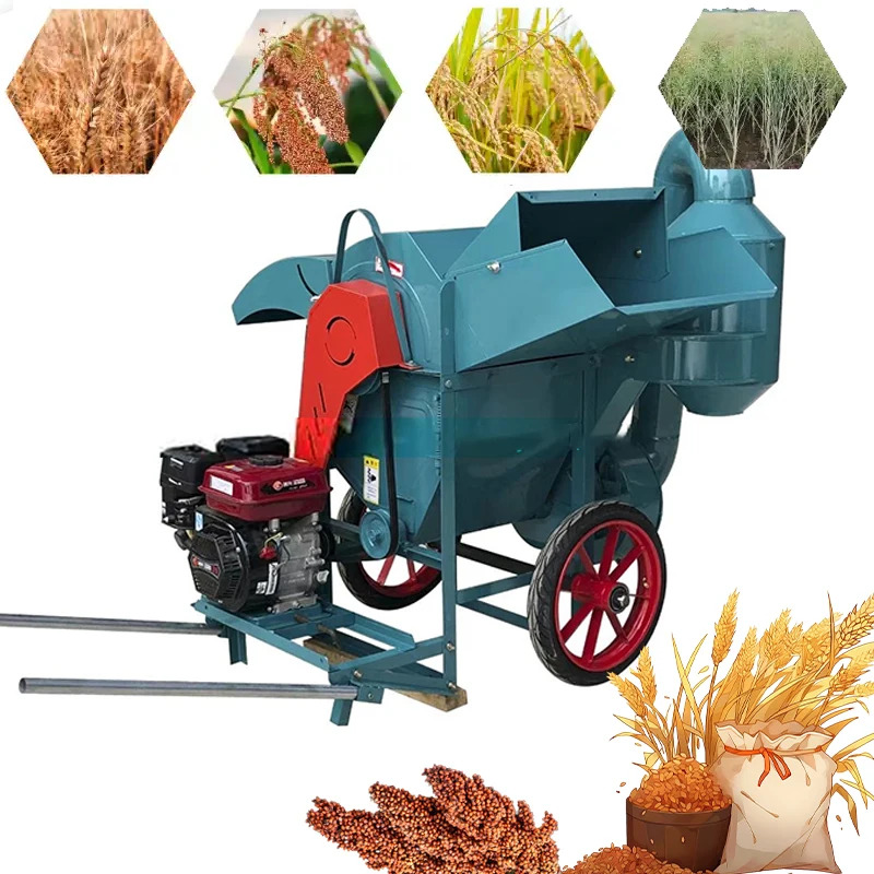 効率的な小麦脱穀機 中国製小型ミニ穀物ソルガム米脱穀機 大豆 - Rice Thresher Machine のレビューと価格