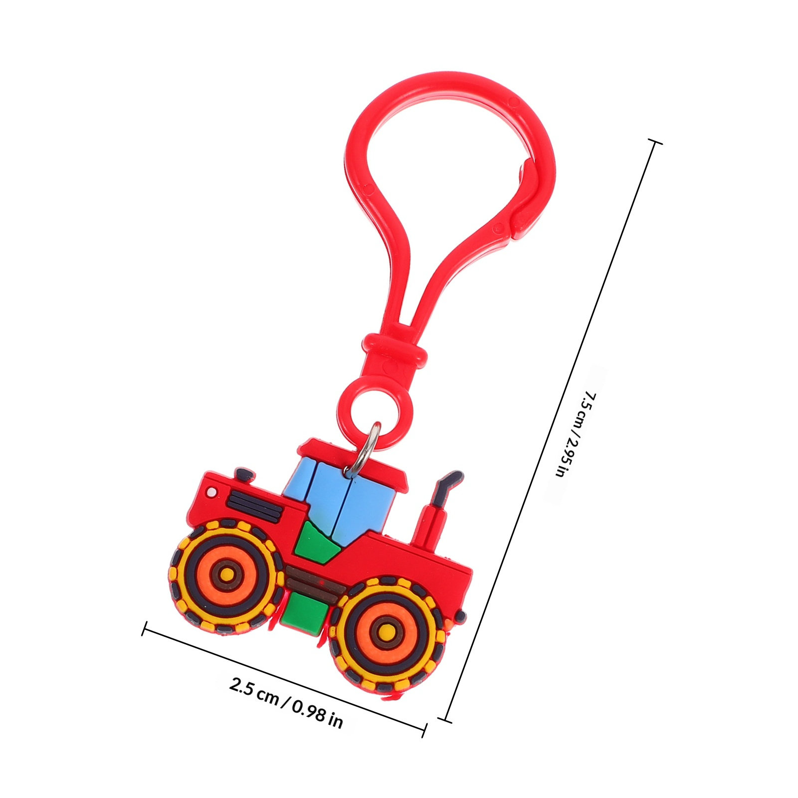 12個入り 農業車両アクセサリー ブルドーザーキーホルダー  - Agriculture Farming Vehicles のレビューと価格