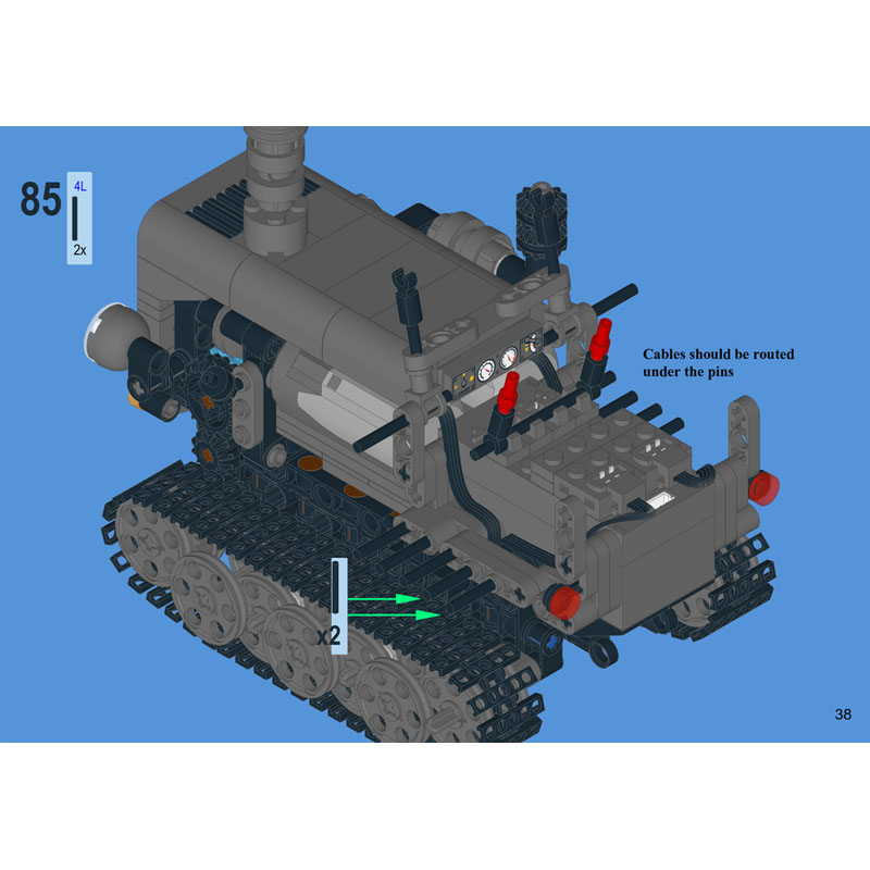 MOC-244038 都市レトロ農業ファームトラクタービルデ - Farming Agriculture Model のレビューと価格
